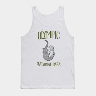 Olympic National Park: Falling Otter Tank Top